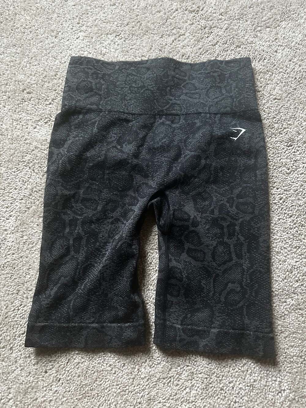Gymshark Animal Seamless Cycling Shorts Black
